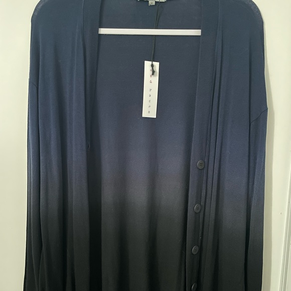 BNWT Red Haute Ombre Blue Cardigan - Picture 4 of 8